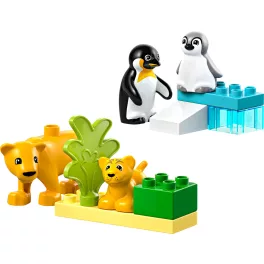   LEGO® DUPLO® Állatcsaládok a vadvilágban: Pingvinek és oroszlánok