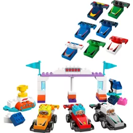 LEGO® DUPLO® F1® versenyautók és pilóták