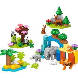 LEGO® DUPLO® 3 az 1-ben állatcsaládok a vadvilágban