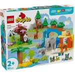 LEGO® DUPLO® 3 az 1-ben állatcsaládok a vadvilágban