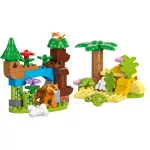 LEGO® DUPLO® 3 az 1-ben állatcsaládok a vadvilágban