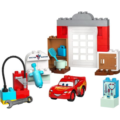 LEGO® DUPLO® McQueen látogatása Doki garázsában