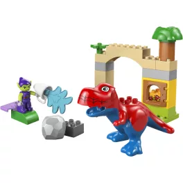 LEGO® DUPLO® Dinoszaurusz Spidey-Rex vs. Zöld Manó