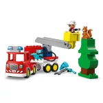 LEGO® DUPLO® Tűzoltóautó tömlővel és tűzoltóval