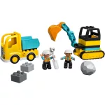LEGO® DUPLO® Teherautó és lánctalpas exkavátor