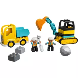 LEGO® DUPLO® Teherautó és lánctalpas exkavátor