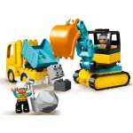 LEGO® DUPLO® Teherautó és lánctalpas exkavátor