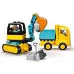 LEGO® DUPLO® Teherautó és lánctalpas exkavátor