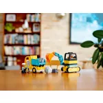 LEGO® DUPLO® Teherautó és lánctalpas exkavátor
