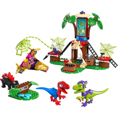 LEGO® Marvel Pókember és Gobby raptorcsatája a lombház főhadiszálláson