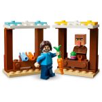 LEGO® Minecraft® A szellemléghajó és falutámadás