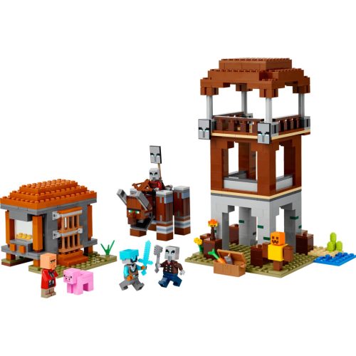 LEGO® Minecraft® A Fosztogató őrtorony és a Romboló