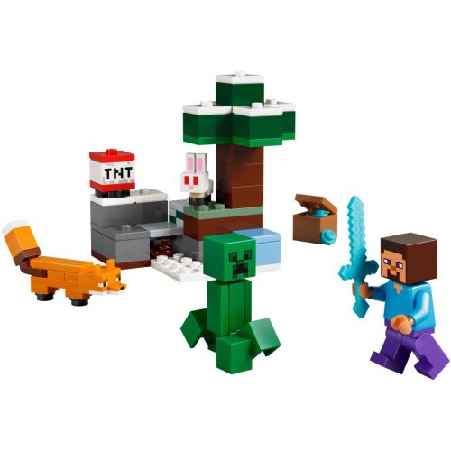 LEGO® Minecraft® Steve tajgai kalandjai