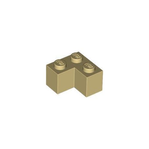 Homokszín LEGO Kocka 2 x 2 sarok