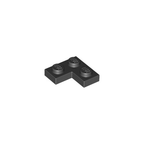 Fekete LEGO Lap 2 x 2 sarok