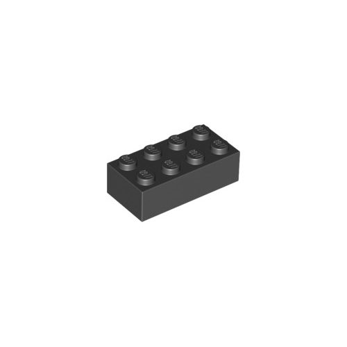 Fekete LEGO Kocka 2 x 4