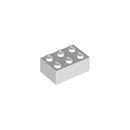 Fehér LEGO Kocka 2 x 3