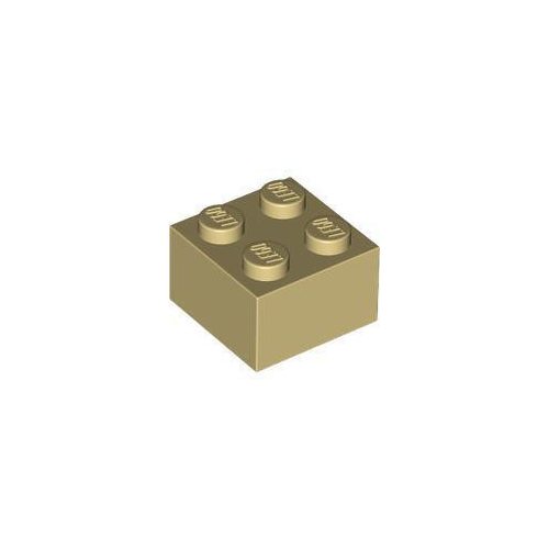 Homokszín LEGO Kocka 2 x 2
