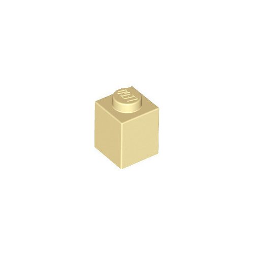 Homokszín LEGO Kocka 1 x 1