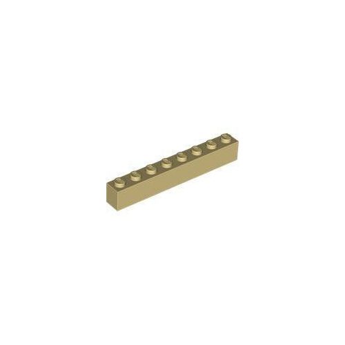 Homokszín LEGO Kocka 1 x 8