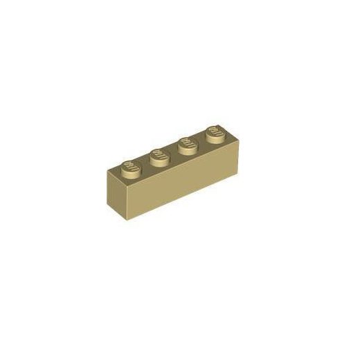 Homokszín LEGO Kocka 1 x 4