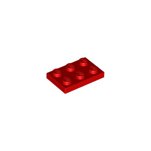 Piros LEGO Lap 2 x 3