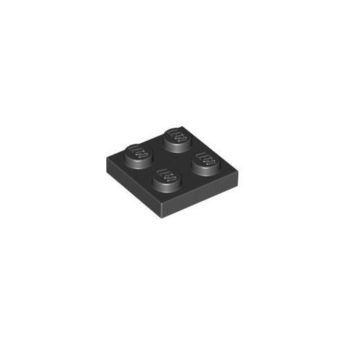 Fekete LEGO Lap 2 x 2