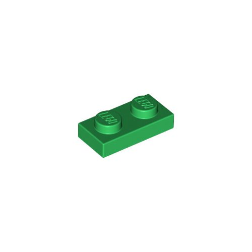Zöld LEGO Lap 1 x 2