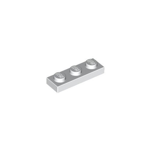 Fehér LEGO Lap 1 x 3