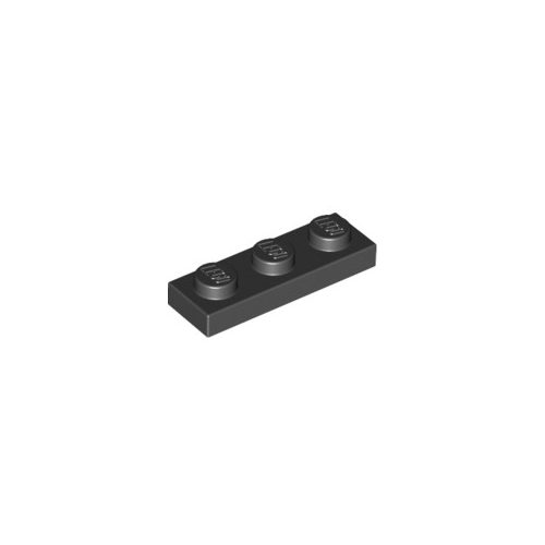 Fekete LEGO Lap 1 x 3
