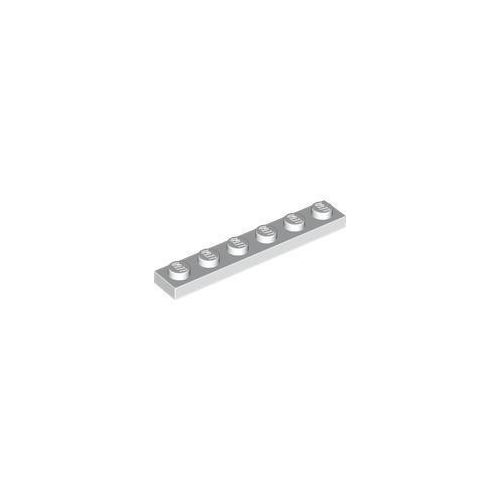 Fehér LEGO Lap 1 x 6