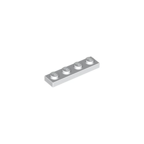 Fehér LEGO Lap 1 x 4