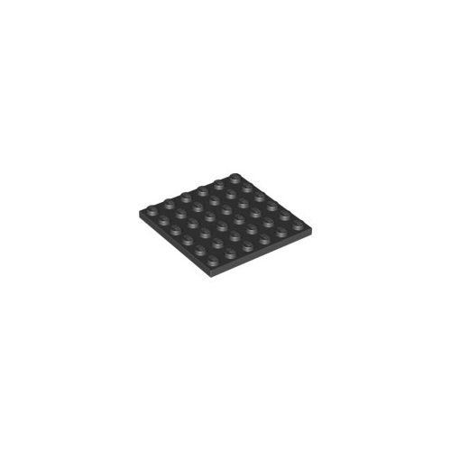 Fekete LEGO Lap 6 x 6
