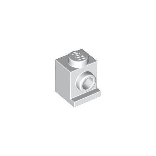 Fehér LEGO Módosított kocka 1 x 1 fényszórós