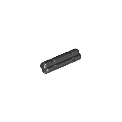 Fekete LEGO Technic, tengely 2L Notched