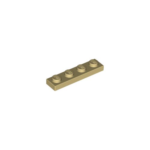 Homokszín LEGO Lap 1 x 4
