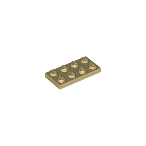 Homokszín LEGO Lap 2 x 4