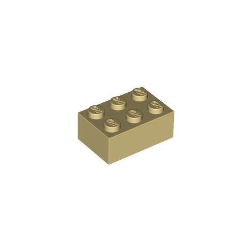 Homokszín LEGO Kocka 2 x 3