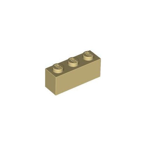 Homokszín LEGO Kocka 1 x 3