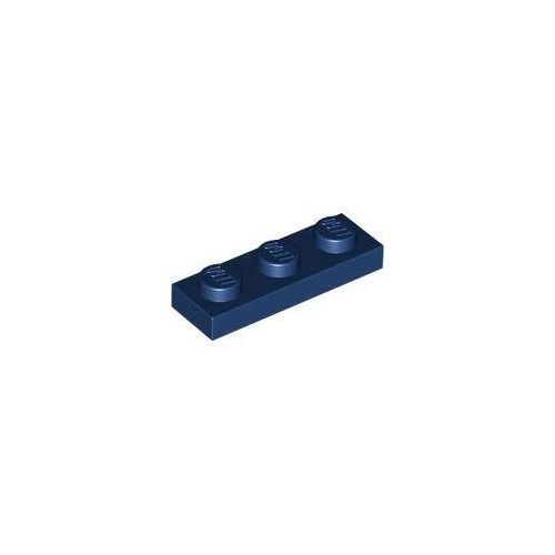 Sötétkék LEGO Lap 1 x 3