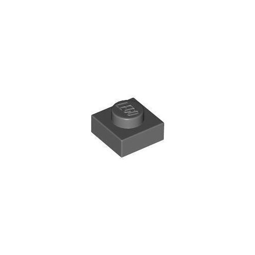 Sötét kékesszürke LEGO Lap 1 x 1