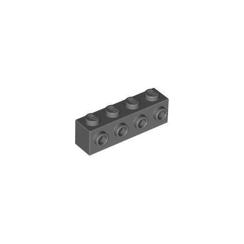 Sötét kékesszürke LEGO Módosított kocka 1 x 4 oldalán bütykökkel