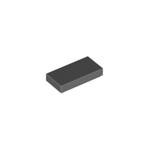 Sötét kékesszürke LEGO Csempe 1 x 2
