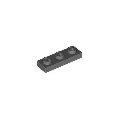 Sötét kékesszürke LEGO Lap 1 x 3