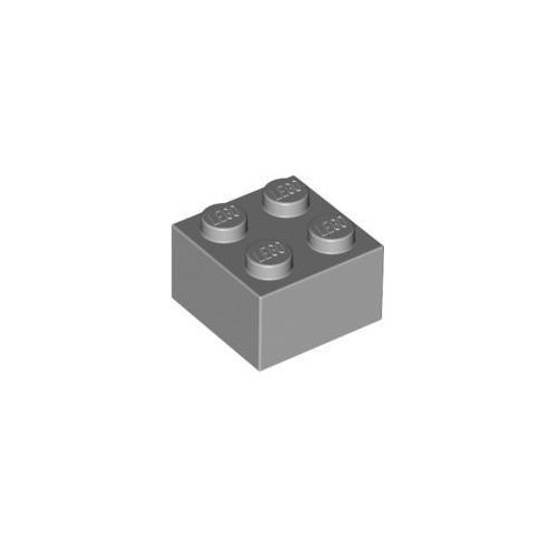Világos kékeszöld LEGO Kocka 2 x 2