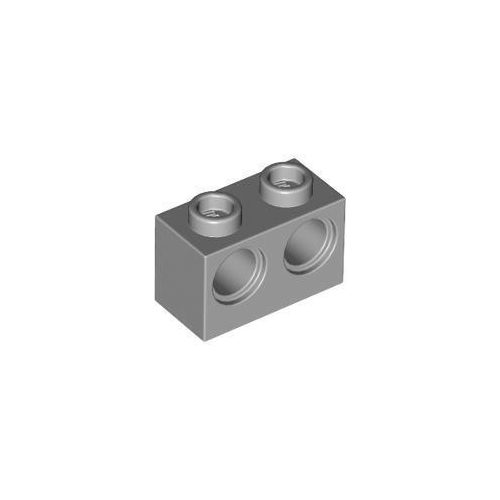 Világos kékeszöld LEGO Technic kocka 1 x 2 lyukakkal