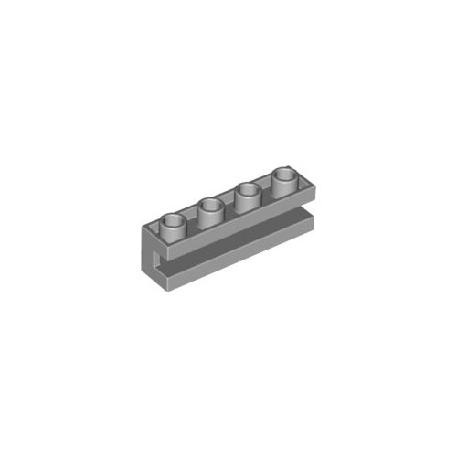Világos kékeszöld LEGO Módosított kocka 1 x 4 hornyolt