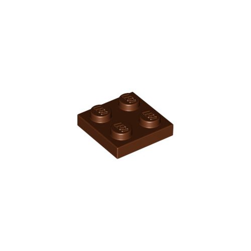 Vörösesbarna LEGO Lap 2 x 2