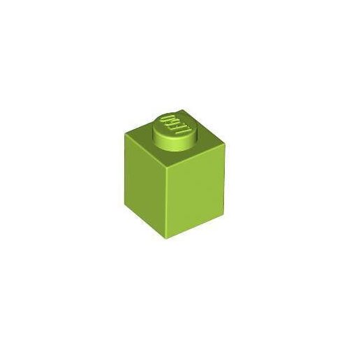 Limezöld LEGO Kocka 1 x 1