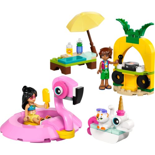LEGO® Friends Medencés buli flamingóval és egyszarvúval